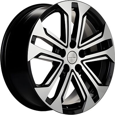 Khomen Wheels KHW1803 (Geely Coolray) 7x18 5x114.3 ET 53 Dia 54.1 Black-FP