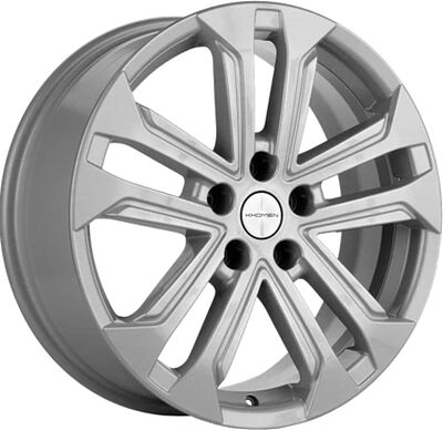 Khomen Wheels KHW1803 (Geely Coolray) 7x18 5x114.3 ET 53 Dia 54.1 F-Silver