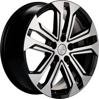 Khomen Wheels KHW1803 (Tugella) 7x18 5x108 ET 46 Dia 63.4 Black-FP
