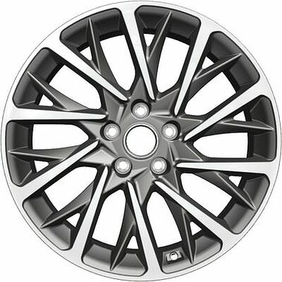 Khomen Wheels KHW1804 (Camry) 7.5x18 5x114.3 ET 45 Dia 60.1 Gray-FP