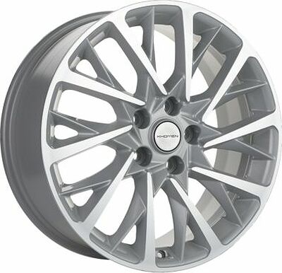 Khomen Wheels KHW1804 (Sonata) 7.5x18 5x114.3 ET 50.5 Dia 67.1 F-Silver-FP