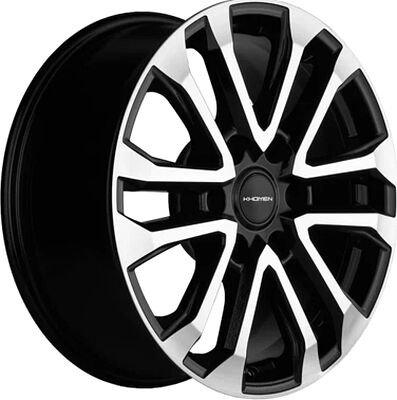 Khomen Wheels KHW1805 (Fortuner/Hilux) 7.5x18 6x139.7 ET 30 Dia 106.1 Black-FP