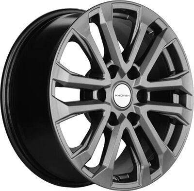 Khomen Wheels KHW1805 (Fortuner/Hilux) 7.5x18 6x139.7 ET 30 Dia 106.1 Gray