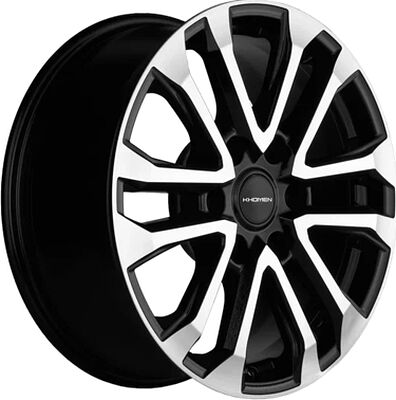 Khomen Wheels KHW1805 (LC Prado) 7.5x18 6x139.7 ET 25 Dia 106.1 Black-FP