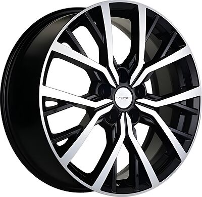 Khomen Wheels KHW1806 (Chery Tiggo 4/Tiggo 7 Pro) 7x18 5x108 ET 35 Dia 60.1 Black-FP