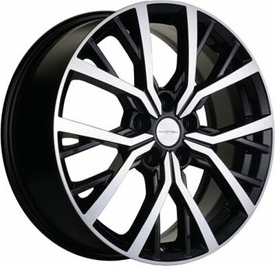 Khomen Wheels KHW1806 (Karoq) 7x18 5x112 ET 45 Dia 57.1 Black-FP