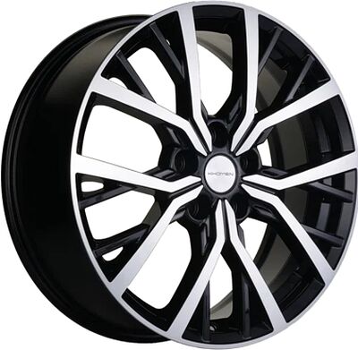 Khomen Wheels KHW1806 (Koleos) 7x18 5x114.3 ET 35 Dia 66.1 Black-FP