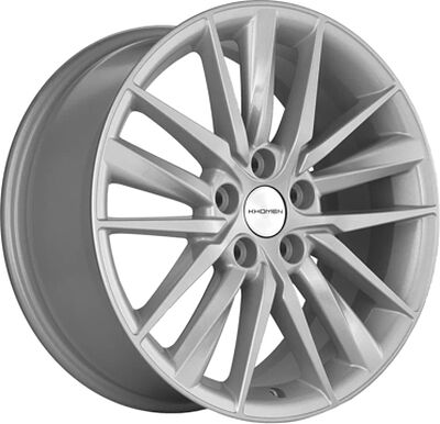 Khomen Wheels KHW1807 (Geely Coolray) 8x18 5x114.3 ET 53 Dia 54.1 F-Silver