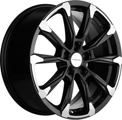 Khomen Wheels KHW1808 (Geely Atlas/Atlas Pro/Lifan Myway) 7.5x18 5x114.3 ET 45 Dia 60.1 Black-FP