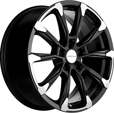 Khomen Wheels KHW1808 (Москвич 3) 7.5x18 5x108 ET 49 Dia 59.6 Black-FP