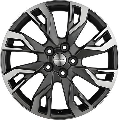 Khomen Wheels KHW1809 Dongfeng 580/DFSK 500 7x18 5x110 ET 35 Dia 67 Gray-FP