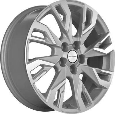 Khomen Wheels KHW1809 (Jeely Atlas) 7x18 5x114.3 ET 45 Dia 60.1 F-Silver-FP