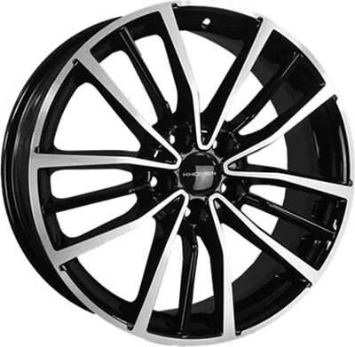 Khomen Wheels KHW1812 (Dargo/Jolion) 7x18 5x114.3 ET 37 Dia 66.5 Black-FP