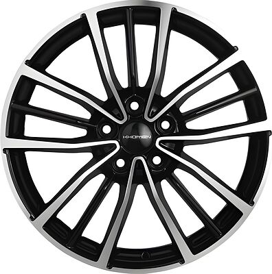 Khomen Wheels KHW1812 (Kodiaq/Tiguan/Audi Q3) 7x18 5x112 ET 43 Dia 57.1 Black-FP
