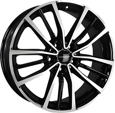 Khomen Wheels KHW1812 (Teana/X-trail/Juke) 7x18 5x114.3 ET 45 Dia 66.1 Black-FP