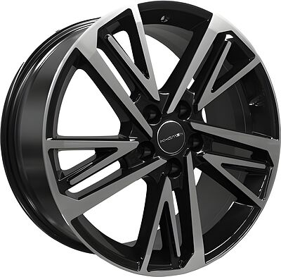 Khomen Wheels KHW1815 (Exeed VX/TXL/LX) 8x18 5x108 ET 36 Dia 65.1 Black-FP