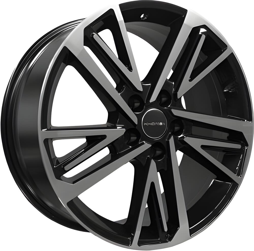 Khomen Wheels KHW1815 (Passat) 8x18 5x112 ET 48 Dia 57.1 Black-FP