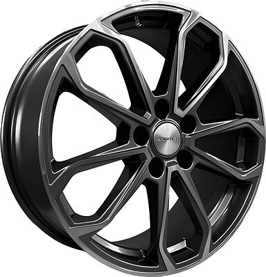 Khomen Wheels KHW1816 (Geely Coolray) 7x18 5x114.3 ET 53 Dia 54.1 Gray-FP