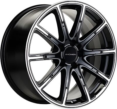 Khomen Wheels KHW1816 (Hyundai Tucson) 7x18 5x114.3 ET 51 Dia 67.1 Black-FP