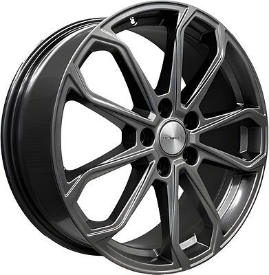 Khomen Wheels KHW1816 (Mazda CX-5/Kia Seltos) 7x18 5x114.3 ET 45 Dia 67.1 Gray