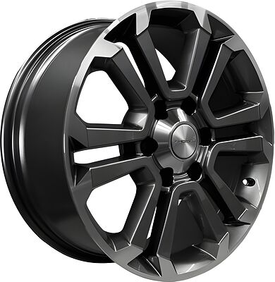 Khomen Wheels KHW1817 (Great Wall POER) 7.5x18 6x139.7 ET 42 Dia 100.1 Gray-FP
