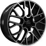 Khomen Wheels KHW1818 (Karoq) 7x18 5x112 ET 45 Dia 57.1 Black-FP