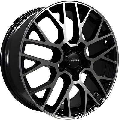 Khomen Wheels KHW1818 (Mazda CX-5/Kia Seltos) 7x18 5x114.3 ET 45 Dia 67.1 Black-FP
