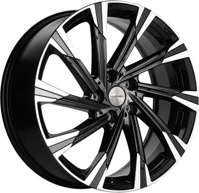 Khomen Wheels KHW1901 (Chery Tiggo 8) 7.5x19 5x108 ET 47 Dia 60.1 Black-FP