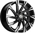 Khomen Wheels KHW1901 (Haval 7/7x) 7.5x19 5x114.3 ET 40 Dia 64.1 Black-FP