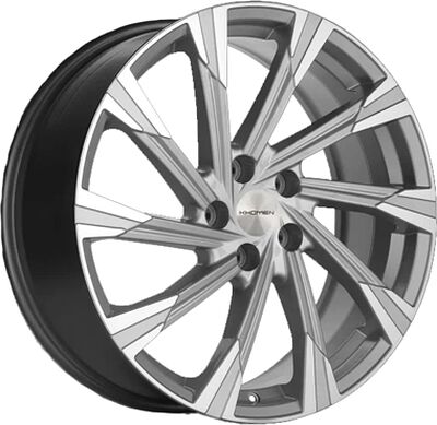 Khomen Wheels KHW1901 (Haval 7/7x) 7.5x19 5x114.3 ET 40 Dia 64.1 Brilliant Silver-FP