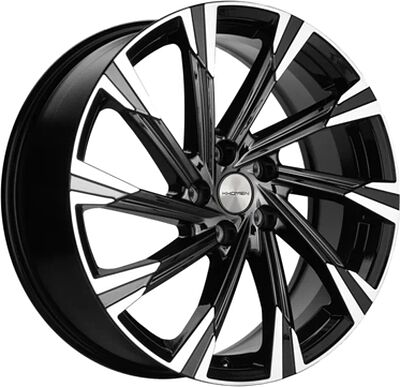 Khomen Wheels KHW1901 (Haval Dargo) 7.5x19 5x114.3 ET 40 Dia 66.6 Black-FP