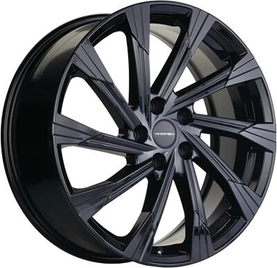 Khomen Wheels KHW1901 (Kodiaq/Tiguan) 7.5x19 5x112 ET 43 Dia 57.1 Black