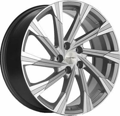 Khomen Wheels KHW1901 (NX) 7.5x19 5x114.3 ET 39 Dia 60.1 Brilliant Silver-FP