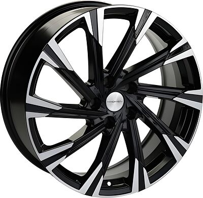 Khomen Wheels KHW1901 NX/Rav4 7x19 5x114 ET 40 Dia 60 Black-FP