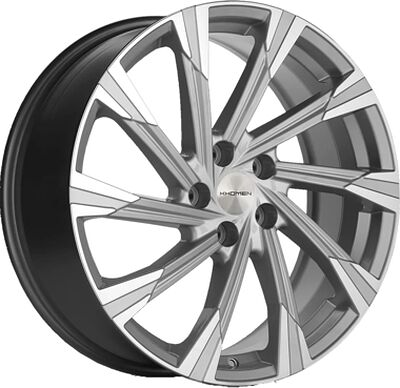 Khomen Wheels KHW1901 (Outlander) 7.5x19 5x114.3 ET 38 Dia 67.1 Brilliant Silver-FP