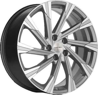 Khomen Wheels KHW1901 (Tugella) 7.5x19 5x108 ET 46 Dia 63.4 Brilliant Silver-FP