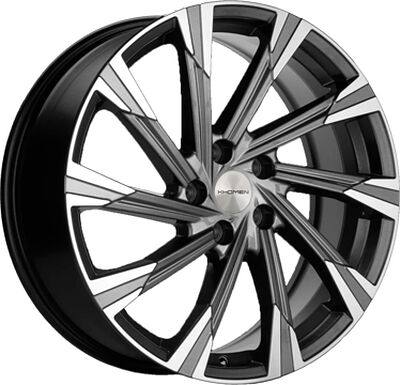 Khomen Wheels KHW1901 (Tugella) 7.5x19 5x108 ET 46 Dia 63.4 Gray-FP