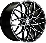 Khomen Wheels KHW1902 (3/4/5/6 Front) 8.5x19 5x112 ET 30 Dia 66.6 Black-FP