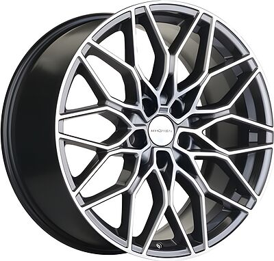 Khomen Wheels KHW1902 BMW Rear 9x19 5x112 ET 40 Dia 66 Gray-FP