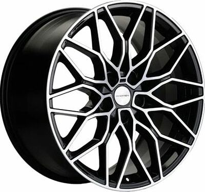 Khomen Wheels KHW1902 (C/E/S class) 8.5x19 5x112 ET 38 Dia 66.6 Black-FP