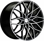 Khomen Wheels KHW1902 (Toureg) 8.5x19 5x112 ET 28 Dia 66.6 Black-FP