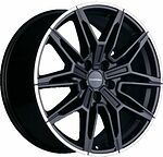 Khomen Wheels KHW1904 (3/4/5/6 Front) 8.5x19 5x112 ET 30 Dia 66.6 Black matt MR