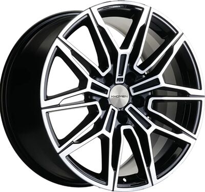 Khomen Wheels KHW1904 (A4/5/6/7 Q3-Q8) 8.5x19 5x112 ET 30 Dia 66.6 Black-FP