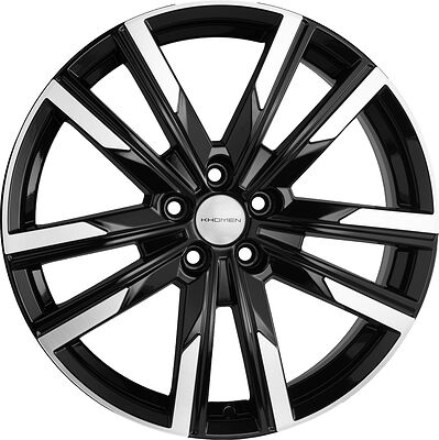 Khomen Wheels KHW1905 7.5x19 5x120 ET 41 Dia 59.5 BLACK-FP