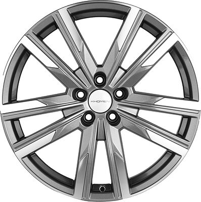 Khomen Wheels KHW1905 7.5x19 5x108 ET 36 Dia 65.1 GRAY-FP