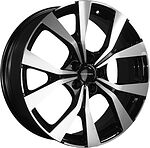 Khomen Wheels KHW1906 (Changan CS85 Coupe) 7x19 5x114.3 ET 45 Dia 60.1 Black-FP