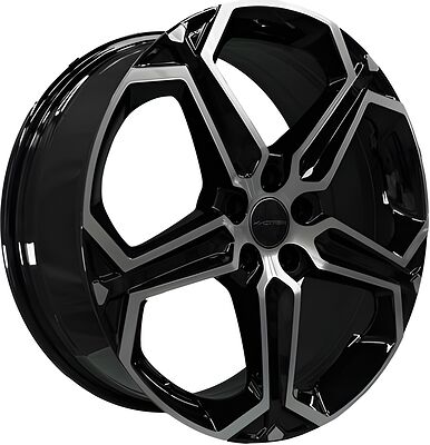 Khomen Wheels KHW1909 (Volvo XC60) 7.5x19 5x108 ET 51 Dia 63.4 Black-FP