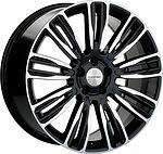 Khomen Wheels KHW2004 (Velar) 8.5x20 5x108 ET 45 Dia 63.4 Black-FP