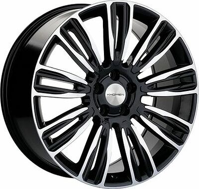 Khomen Wheels KHW2004 (Velar) 8.5x20 5x108 ET 45 Dia 63.4 Black-FP