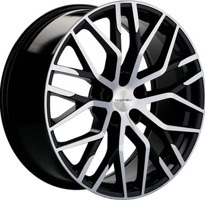 Khomen Wheels KHW2005 (Mers S) 8.5x20 5x112 ET 35 Dia 66.6 Black-FP